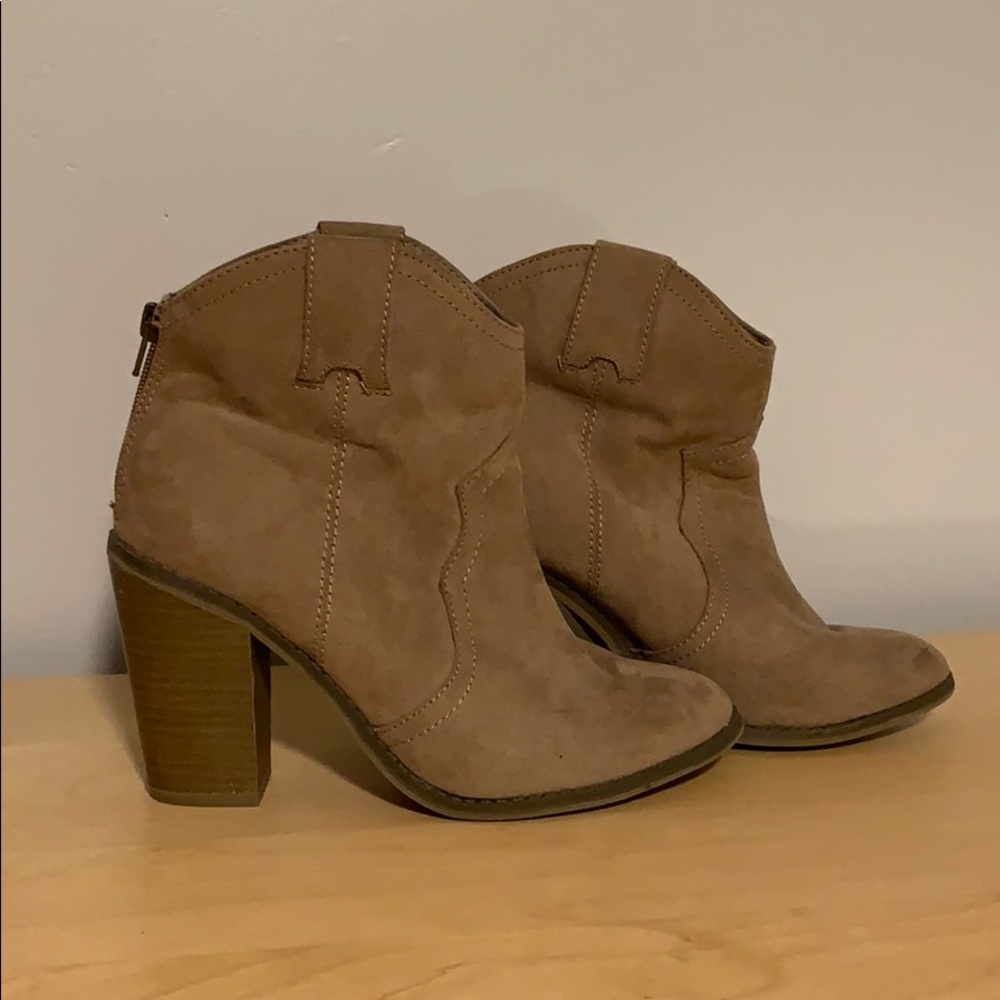 Beige booties for Fall!